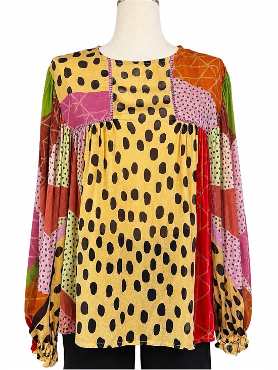 Anthropologie Tops - Anthropologie Miranda Abstract Blouse Top S